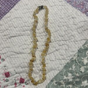 Yellow Gemstone Necklace